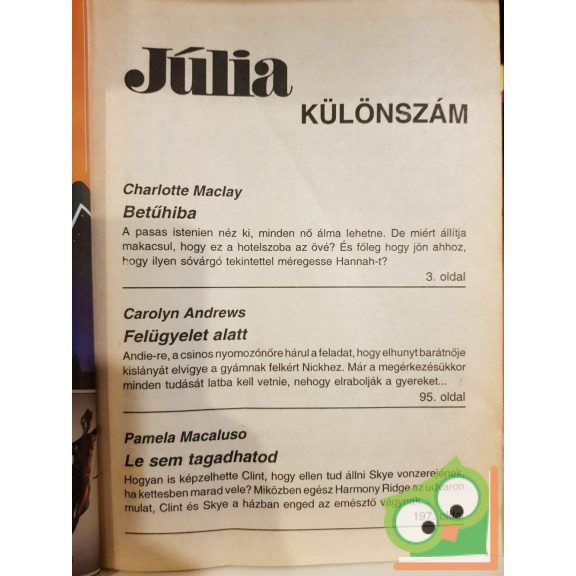 Júlia különszám 2000/3