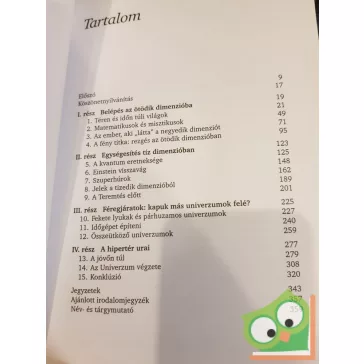 Michio Kaku: Hipertér (Ritka)