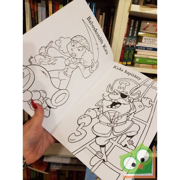 Kalózok Csili-vili kifestő