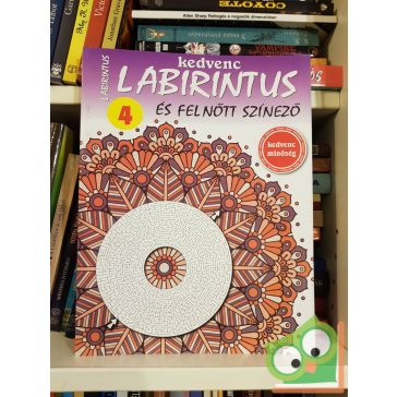 Kedvenc Labirintus és Felnőtt Színező 4