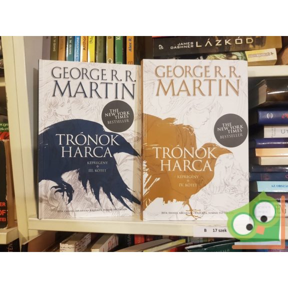 George R. R. Martin: Trónok harca képregény I-IV. kötet (díszdobozban)
