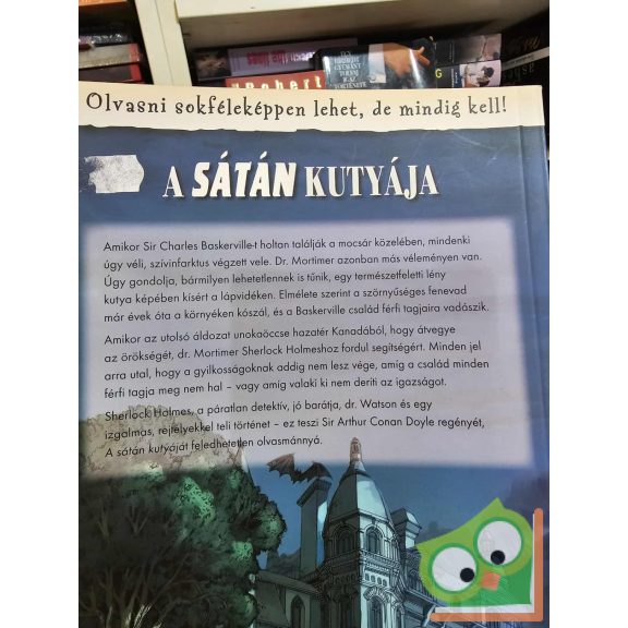Arthur Conan Doyle - J. R. Parks: A sátán kutyája (Klasszikusok képregényben) (ritka, újszerű)