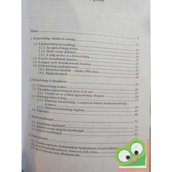 Bartha Csilla: A kétnyelvűség alapkérdései (ritka)