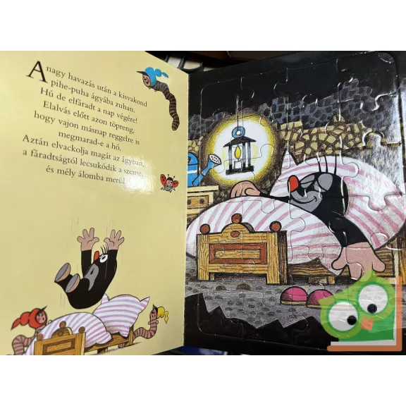 A kisvakond játszik – Téli kirakóskönyv (5 puzzle)