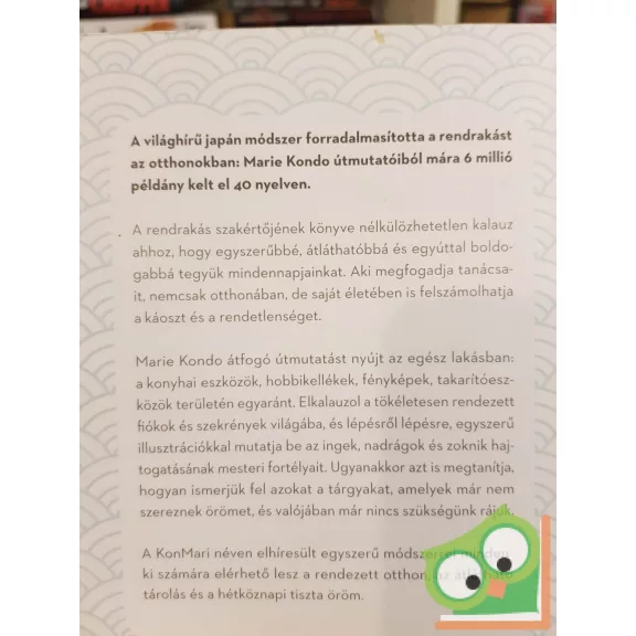 Marie Kondo: Tiszta öröm - A rendteremtés művészete (KonMari)