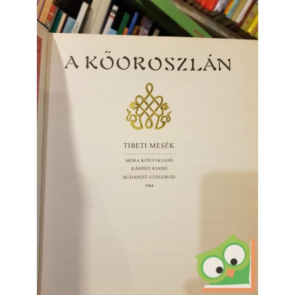 Simonits Mária (szerk.): A kőoroszlán