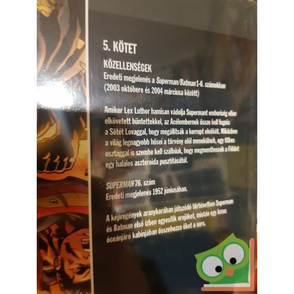 Jeph Loeb: Közellenségek (Superman/Batman 1.) (Fóliás) (DC 5.)