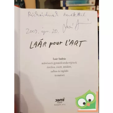 Laár András: Laár Pour L'art (dedikált)
