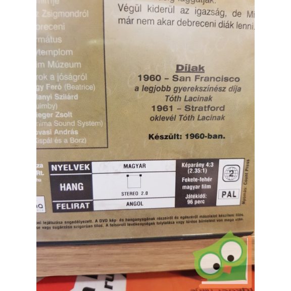 Móricz Zsigmond: Légy jó mindhalálig (DVD)