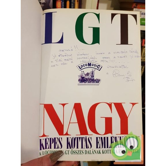 Révész P. Anna (szerk.): LGT nagy képes kottás emlékkönyv (dedikált) (nagyon ritka)