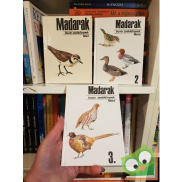   Keve András - Bankovics Attila: Madarak 1-3. (3 kötet együtt) (Búvár zsebkönyv) (nagyon ritka)
