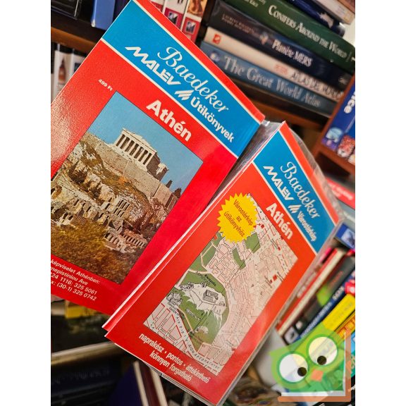 Karl Baedeker: Athén - Malév útikönyvek (könyv+térkép)