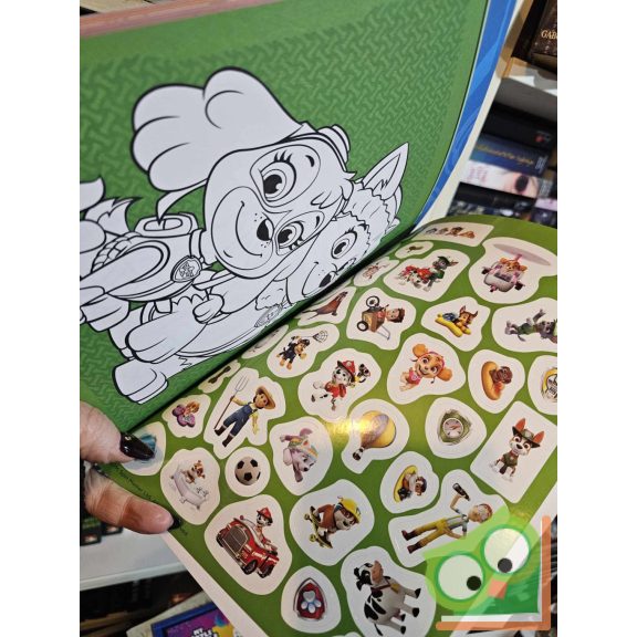 Mancs Őrjárat: Az én színezőm - Sok-sok színes matricával (újszerű)