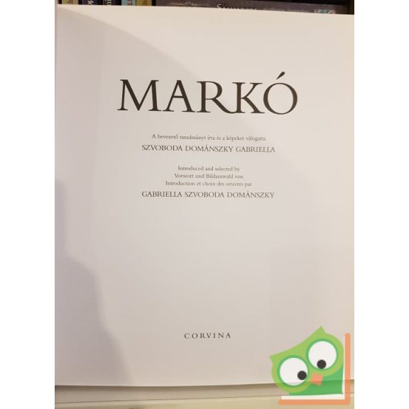 Szvoboda Dománszky Gabriella: Markó