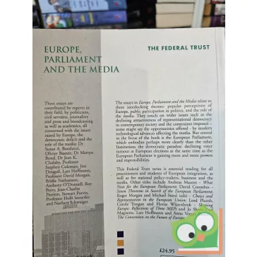 Dr. Martyn Bond (edit): Europe, Parliaments and the Media
