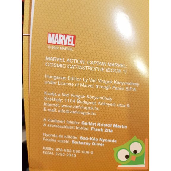 Marvel  akcióhősök 2022/1 - Marvel kapitány 1.rész - Kozmikus macskatasztrófa