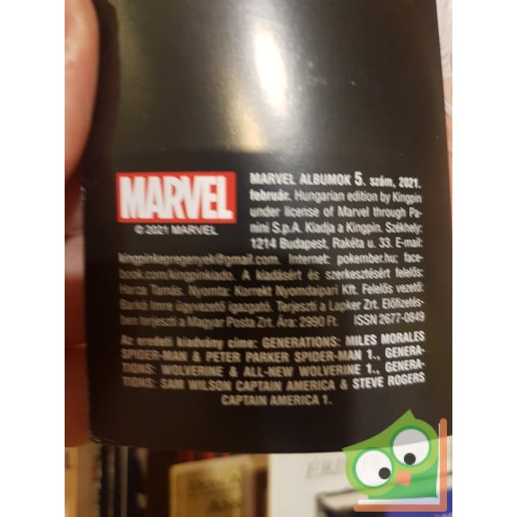 Marvel Albumok 5: Generációk (2021/február)