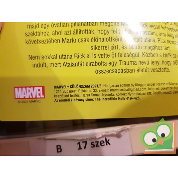 Marvel+ 2021/2 Különszám: Hulk 2021/2