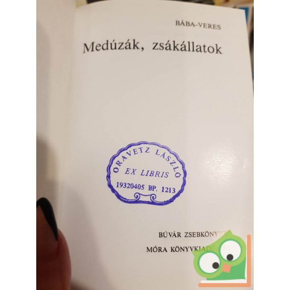 Bába Károly: Medúzák, zsákállatok (Búvár zsebkönyv) (nagyon ritka)
