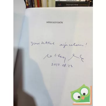 Mátay Mónika (szerk.): Méregkeverők (dedikált)