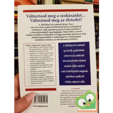 Brian Tracy: Milliókat érő szokások (Bagolyvár)(ritka)
