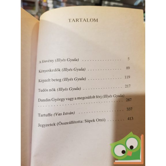 Molière: Hat színmű