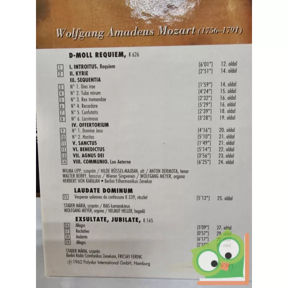 Mozart - Népszabadság Filharmónia - Klasszikusok sorozata (CD melléklettel)