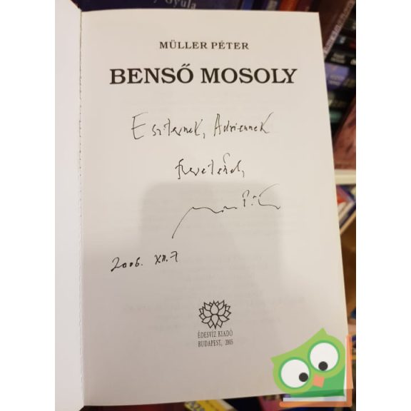 Müller Péter: Benső mosoly (dedikált)