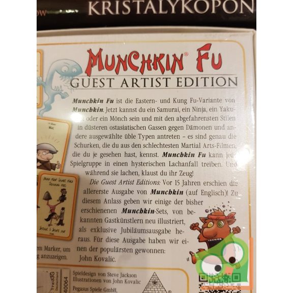 Munchkin kártyajáték - Munchkin Fu Guest Artist Edition (német nyelvű) fóliás