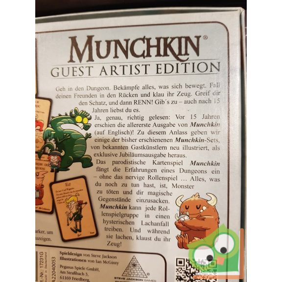 Munchkin kártyajáték - Munchkin Guest Artist Edition(német nyelvű)