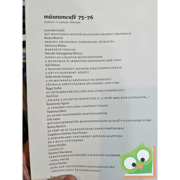 MúzeumCafé 75-76. - térkép 1920 - menekülő gyűjtemények