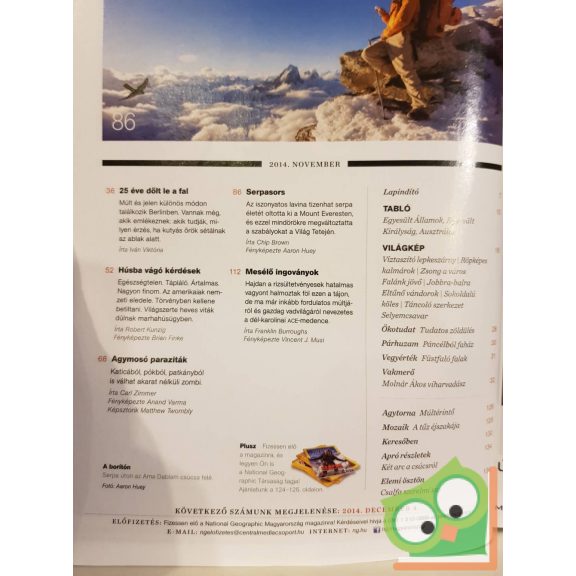 National Geographic  Magyarország 2014. november