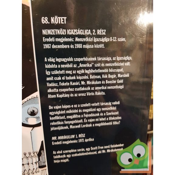 DC 61 és 68.  Nemzetközi Igazságliga 1-2.  rész (fóliás)