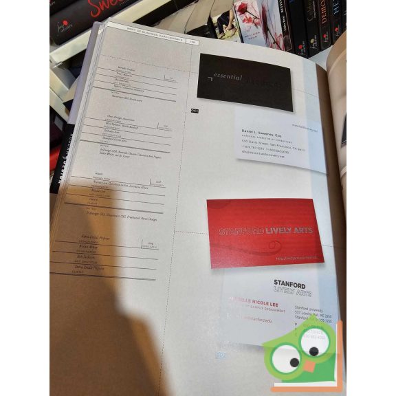 Névjegykártya design: Válogatás a legjavából (Scolar design könyvek 9) (nagyon ritka)