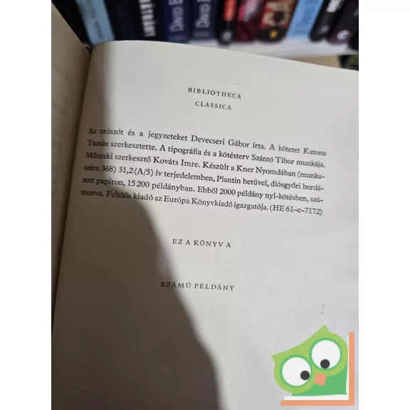 Homérosz: Odüsszeia - Homéroszi költemények (Bibliotheca Classica)