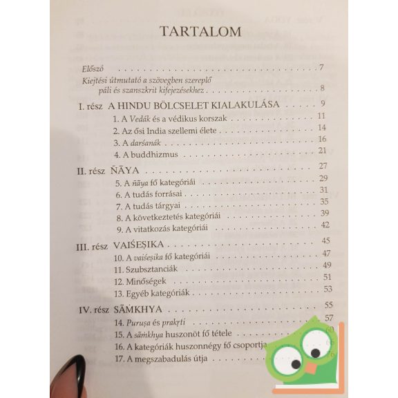 Héjjas István: Ókori indiai bölcselet
