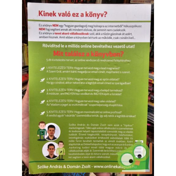 Domán Zsolt, Szőke András: Online vevőszerzés csúcsra járatva
