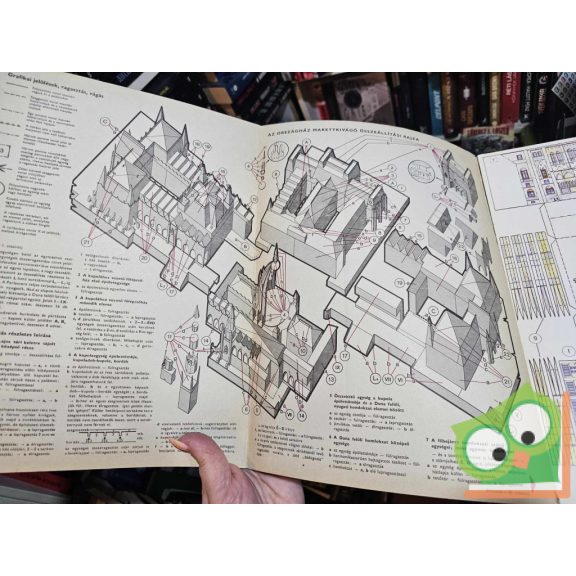 Parlament - Makett kivágó (4 nyelvű) (ritka)