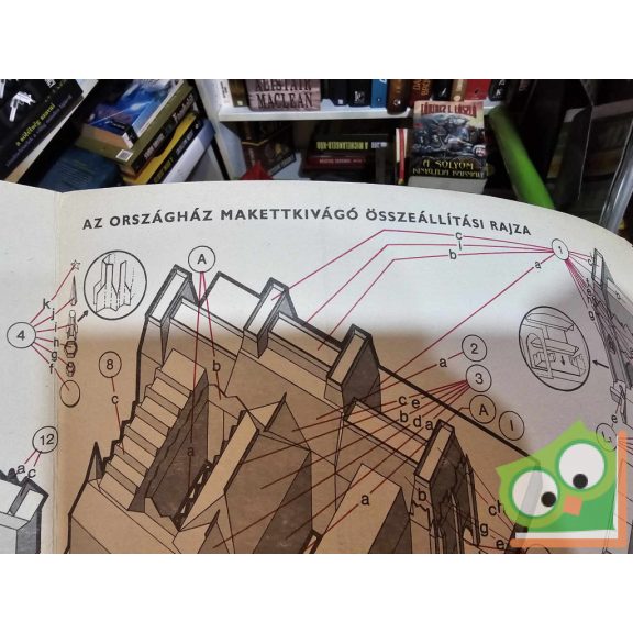 Parlament - Makett kivágó (4 nyelvű) (ritka)