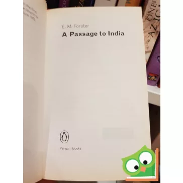 E. M. Forster: A Passage to India (English)