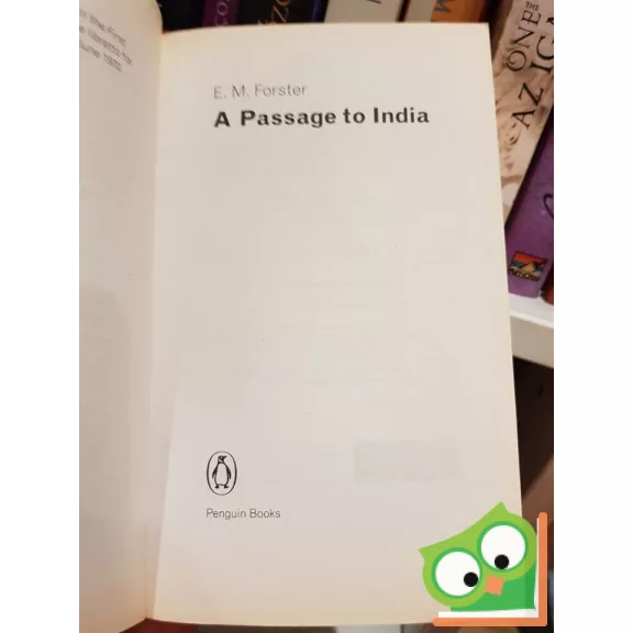 E. M. Forster: A Passage to India (English)