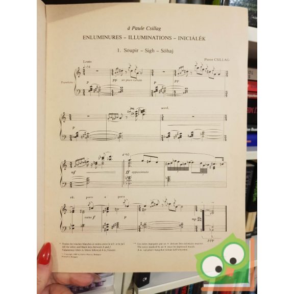 Pierre Csillag: Enluminures (háromnyelvű) (Z. 13 453)