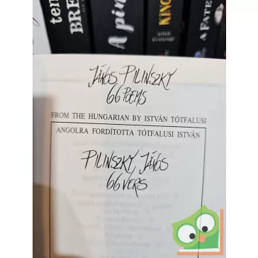 Pilinszky János: 66 vers / 66 poems (kétnyelvű)