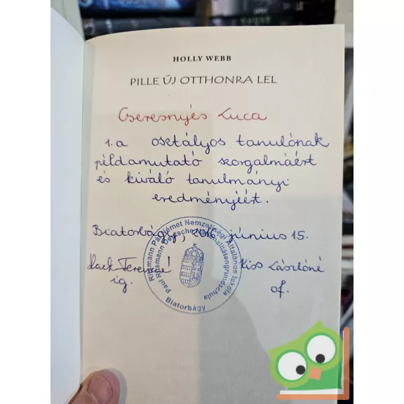 Holly Webb: Pille új otthonra lel