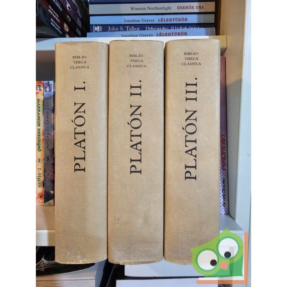 Platón ​összes művei I-III. (Bibliotheca Classica)