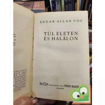Edgar Allan Poe: Túl életen és halálon