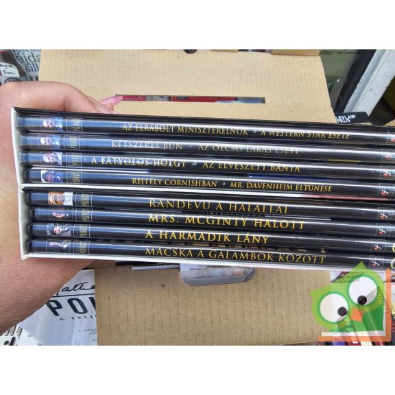 Agatha Christie - Poirot DVD bőrönd (11 évad, 43 lemez)