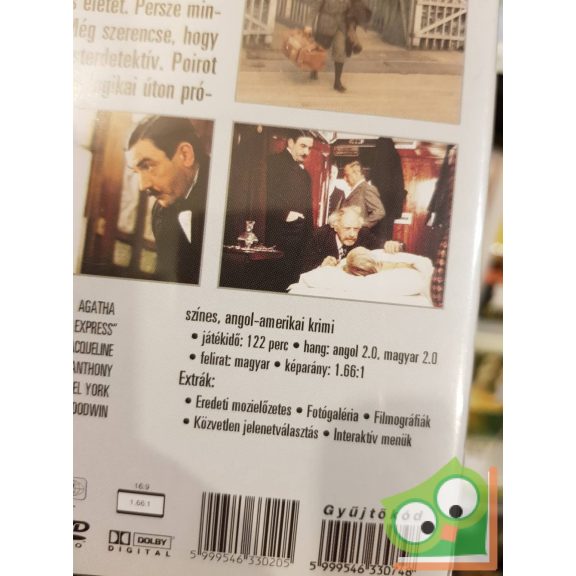 Poirot - Gyilkosság az Orient expresszen digitálisan felújított szélesvásznú változat (DVD)