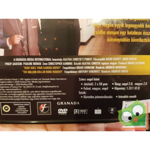 Poirot - Mi nyílik a kertedben? / Hová lett egymillió dollárnyi kötvény? (DVD)