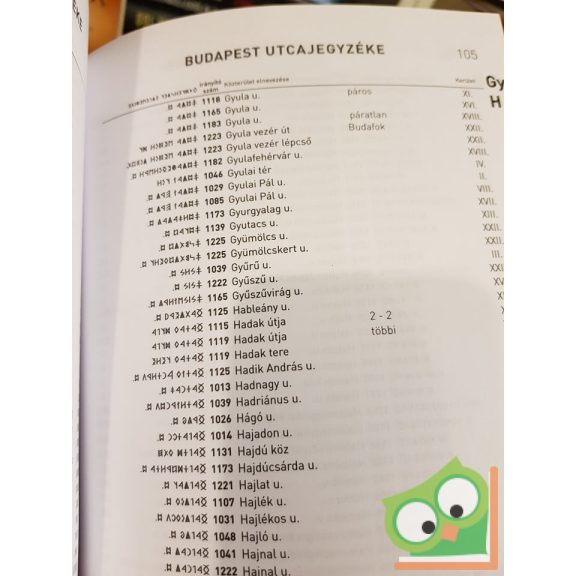 Postai irányítószámok latin és rovásírással